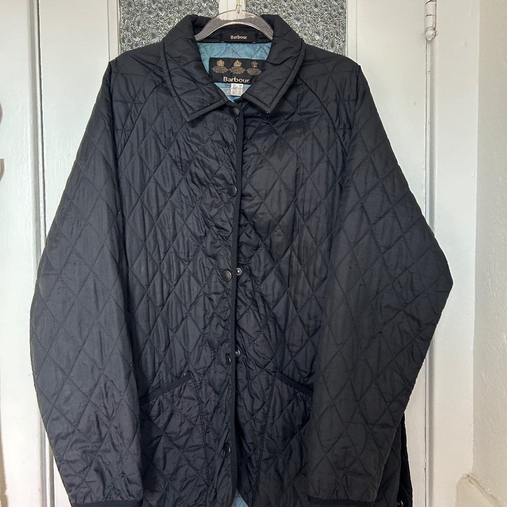 Barbour Quilted Jacket Size 14 Womens